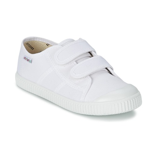 Victoria - BLUCHER LONA DOS VELCROS - Blanc