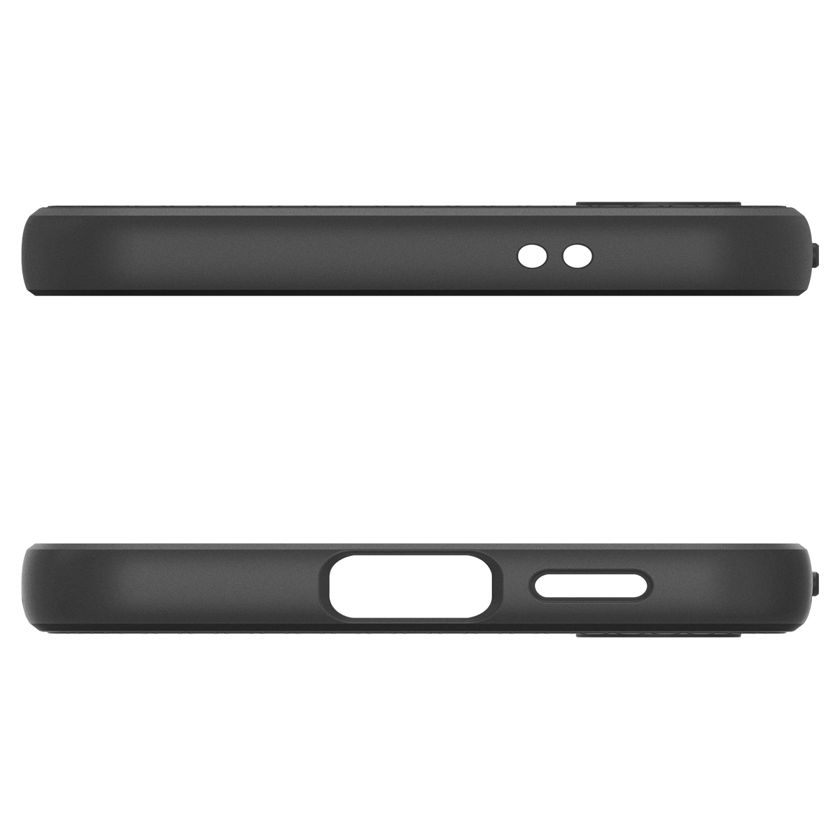 Samsung Galaxy S24 Liquid Air Case Gummi Hülle (ACS07347) - Schwarz (Matt)