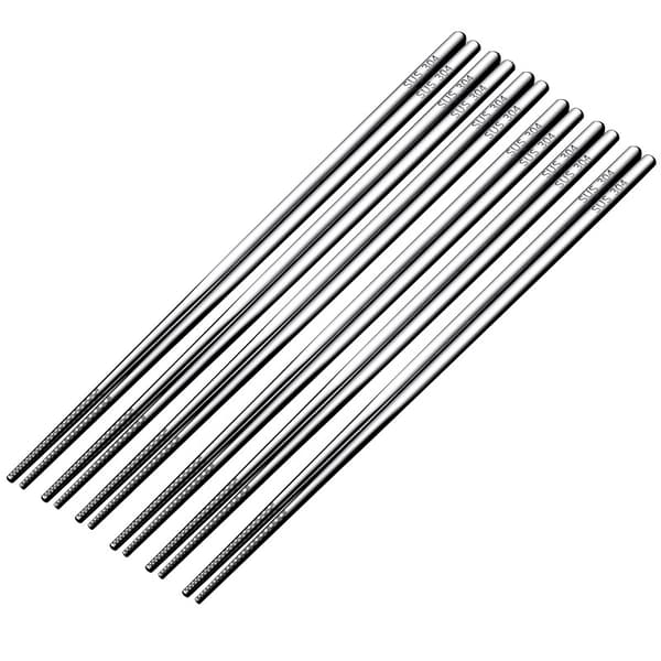 INF 10 par spisepinner i rustfritt stål  S