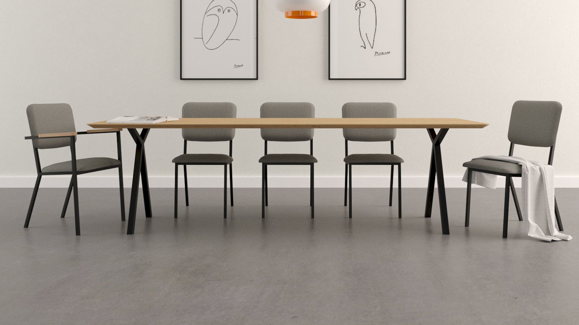 Studio HENK   Slim X-type Eettafel