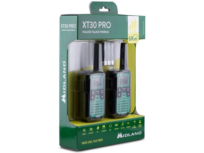 Midland Funkgerät XT30 Pro, 2er Set Handfunkgerät