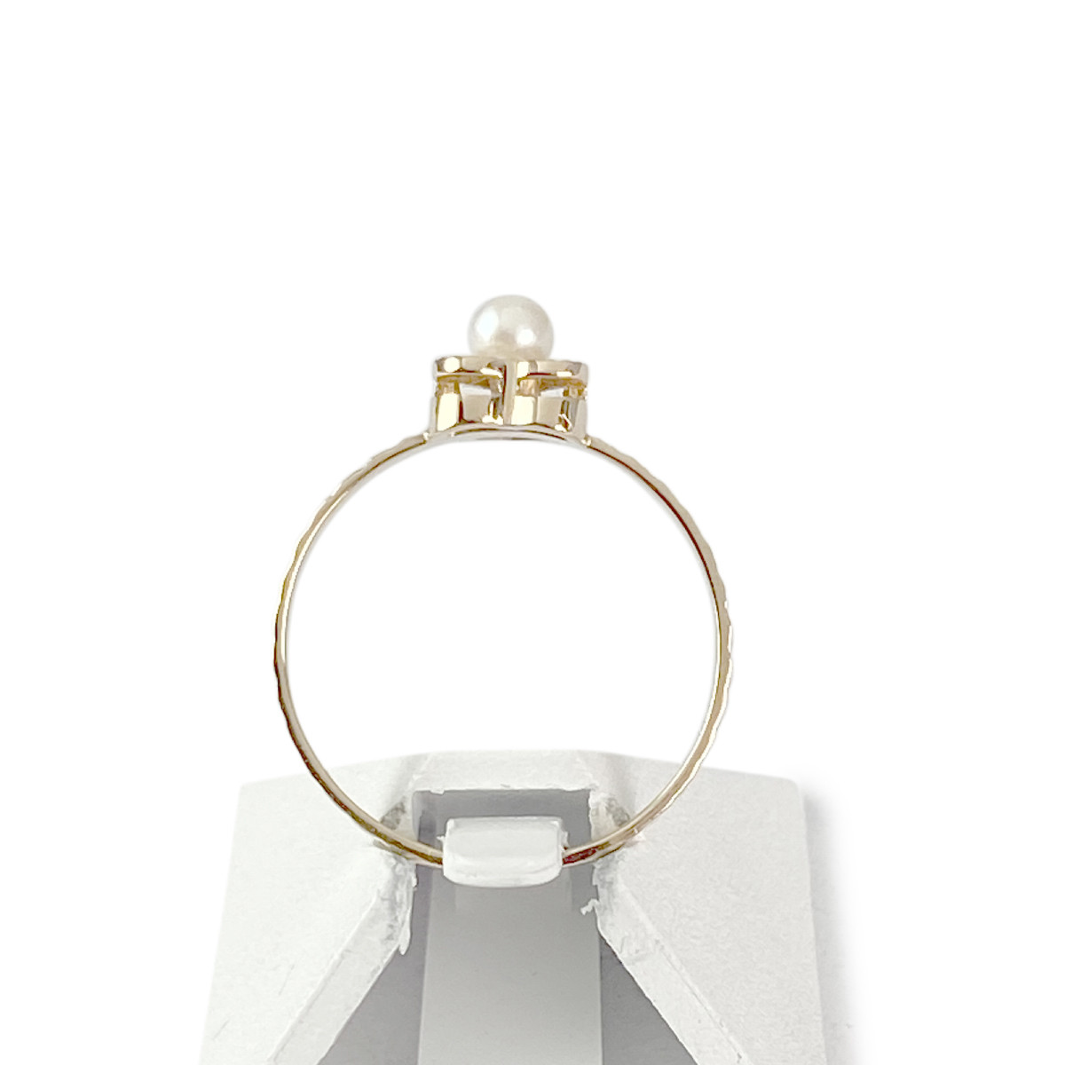 Bague d'occasion or 750 jaune perle de culture