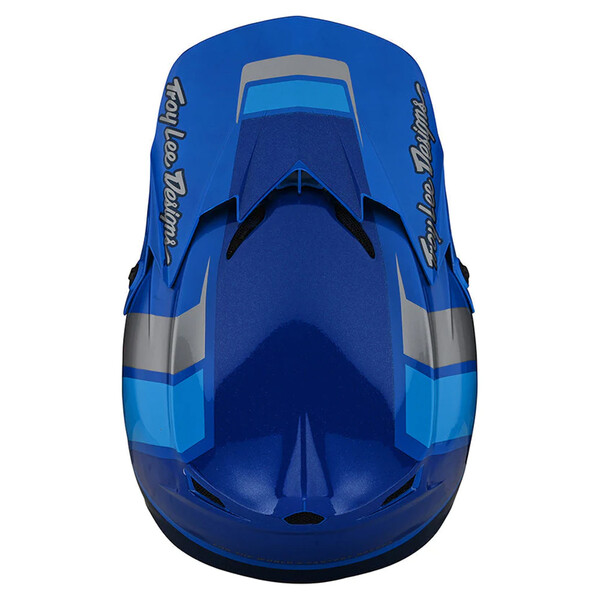 Troy Lee Designs - Casque GP Nova Bleu / Bleu foncé / Argent