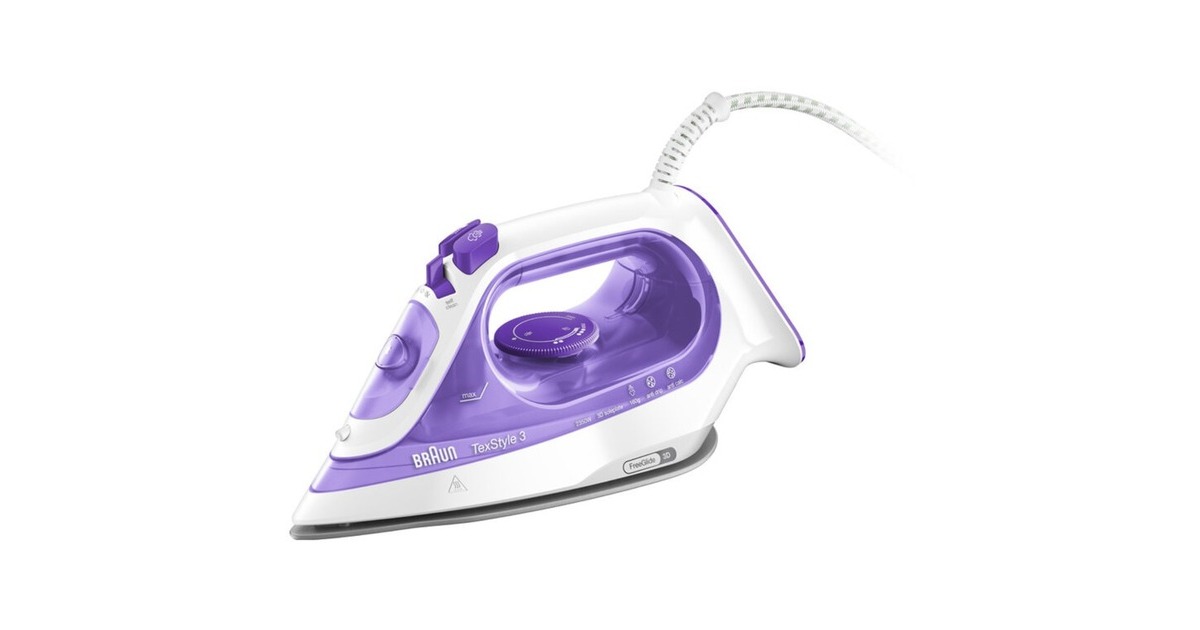 BraunTexStyle 3 stoomstrijkijzer SI 3042 violet  (Paars)