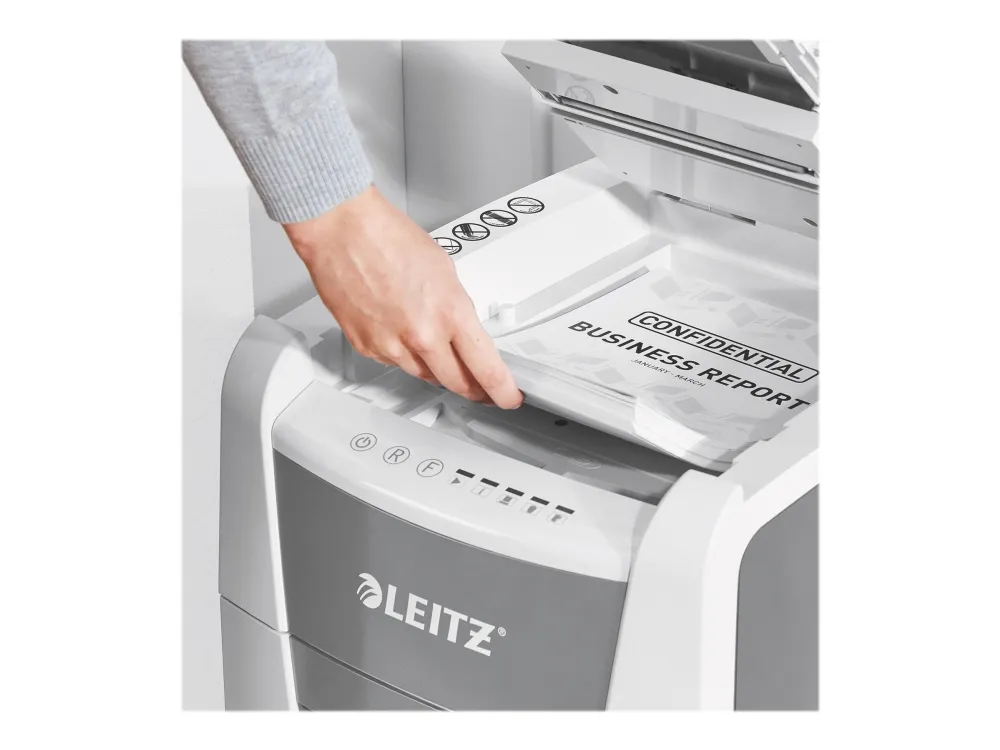 Makulator Leitz IQ AutoFeed Office 150 krydsmakulering 4x28 mm (P-4)