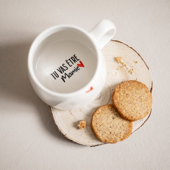Tasse Annonce Grossesse   Tu vas être Mamie        de               Maïka