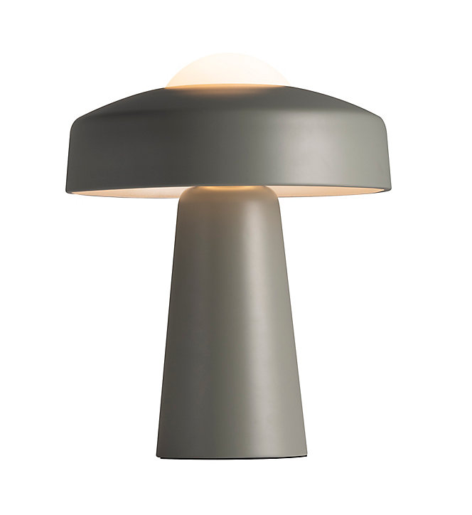 Lampe à poser Time Ø 26,7cm IP20 E27 40W gris