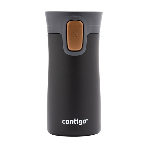 Garrafa térmica Contigo Pinnacle preta fosca/bronze 300 ml