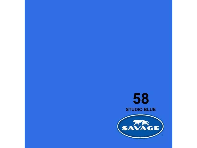 Savage Hintergrund Papier 1.35 x 11 m Studio Blue Das Hintergrundpapier von Savage