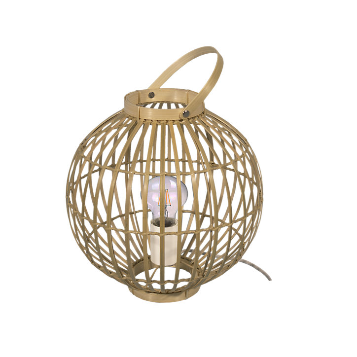 Lampe de table Dacite E27 28W ⌀28xH.38cm naturel GoodHome