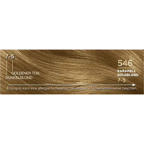 Intensiv Creme Coloration 546 Karamell Goldblond
