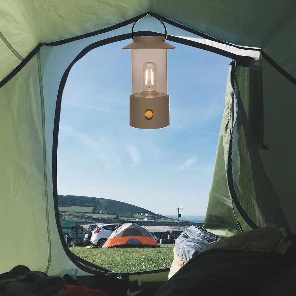 Anna Collection Camping tafellamp - groen - binnen en buiten
