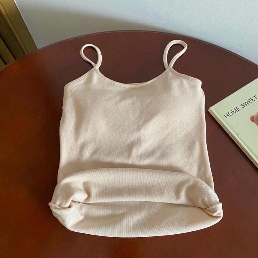 Edise - Effen gewatteerde gebreide crop top