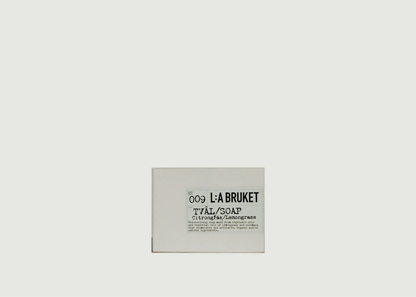 Barre de savon 009 L:A Bruket