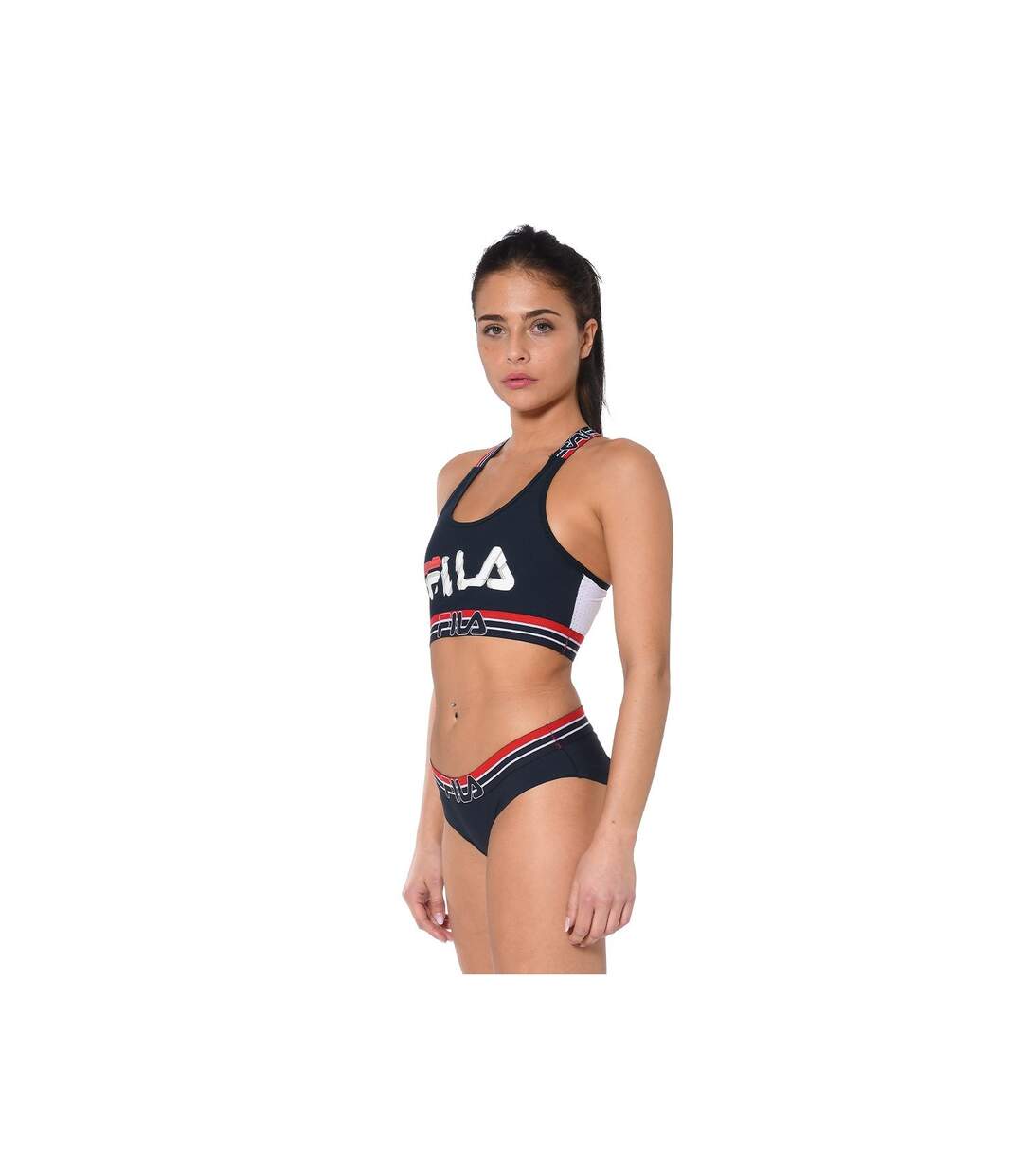 Culotte femme ceinture bicolore Uni FU6112