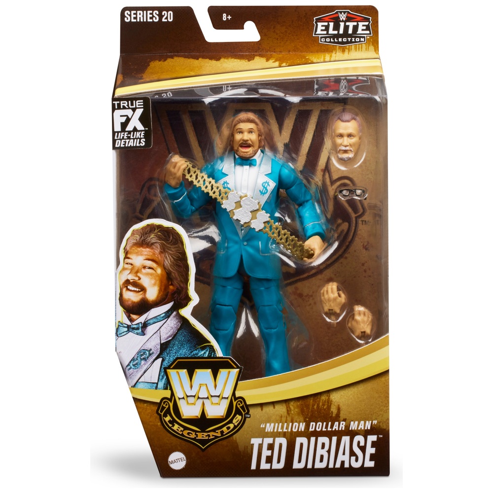 WWE Elite Legends Series 20 Million Dollar Man Ted DiBiase Actionfigur