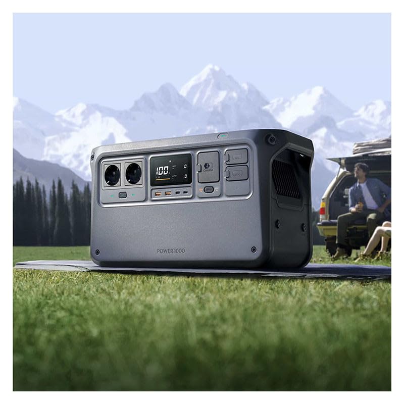DJI Power 1000, Station Électrique Portable, Batterie LFP (LiFePO4) de 1 024 Wh, Charge Rapide de 70 Min, Sortie Stable de 2 200 W, Générateur d’Élect