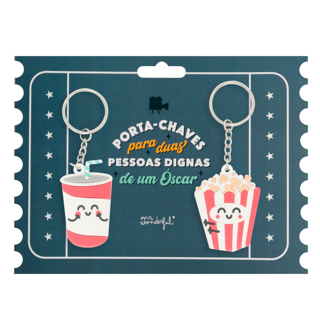 Kit De 2 Porta-Chaves Para Duas Pessoas