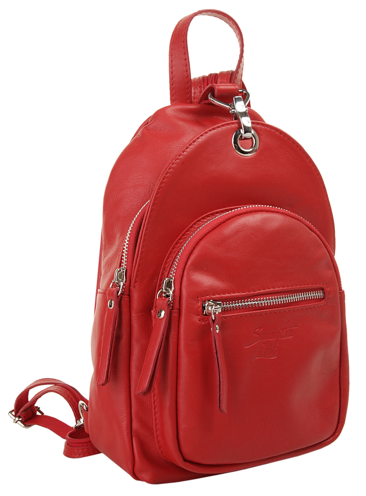 Samantha Look Cityrucksack echt Leder, Made in Italy