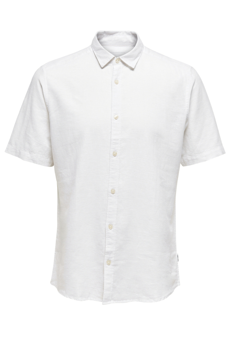 Only & Sons witte heren overhemd