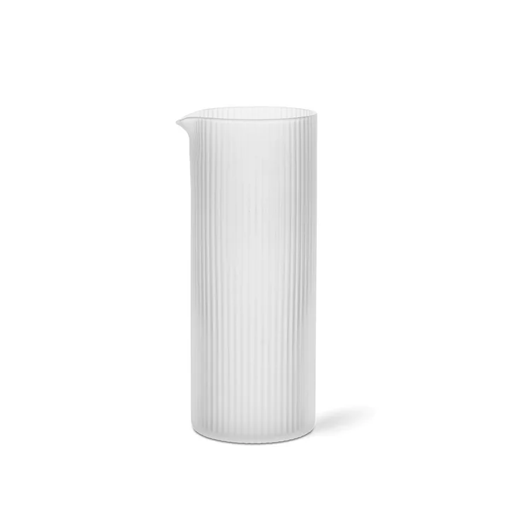 Ferm Living - Ripple Milchkaraffe, 0,4 l, frosted