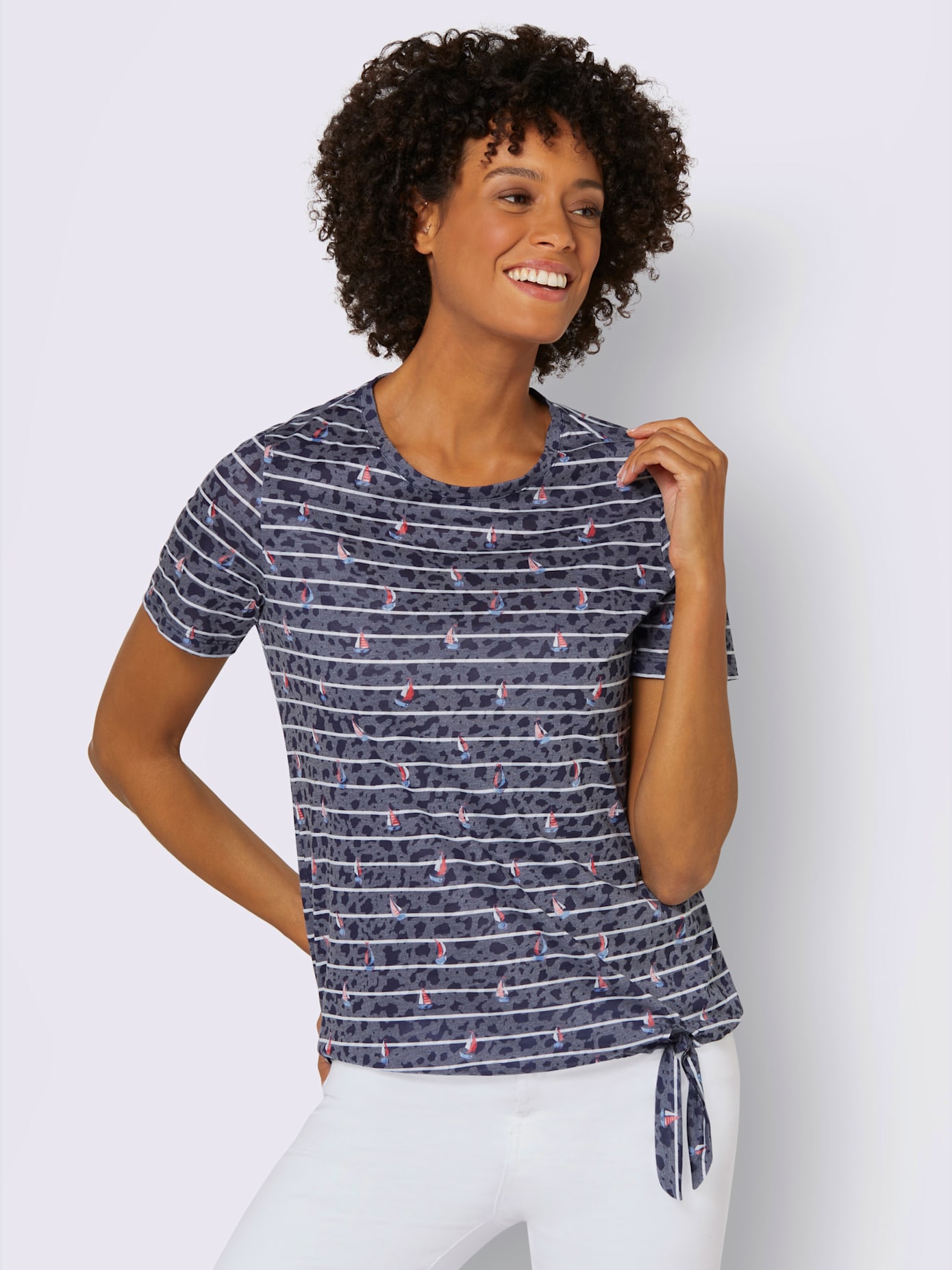 T-shirt avec viscose