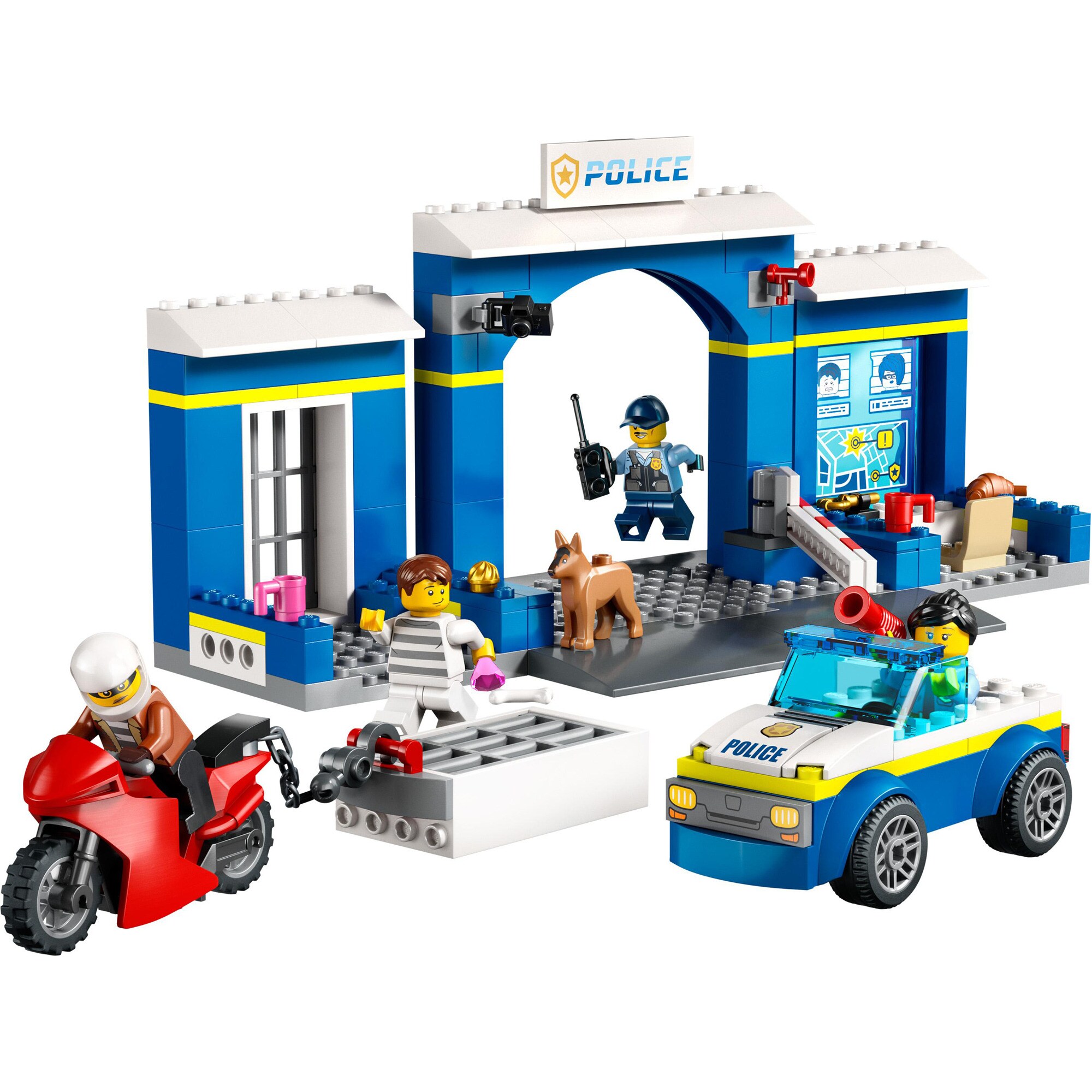 LEGO Konstruktionsspielzeug City Ausbruch aus der Polizeistation
