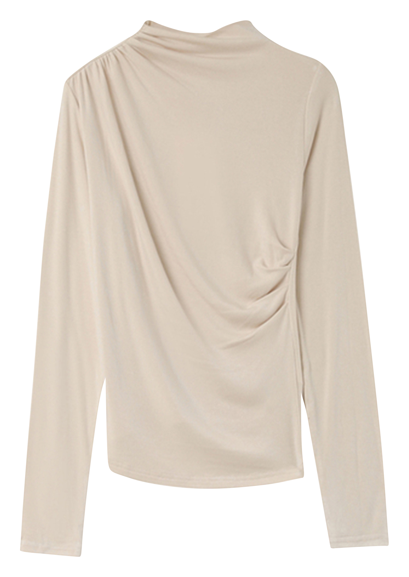 NOON - Top manches longues drapé à fronces | Beige