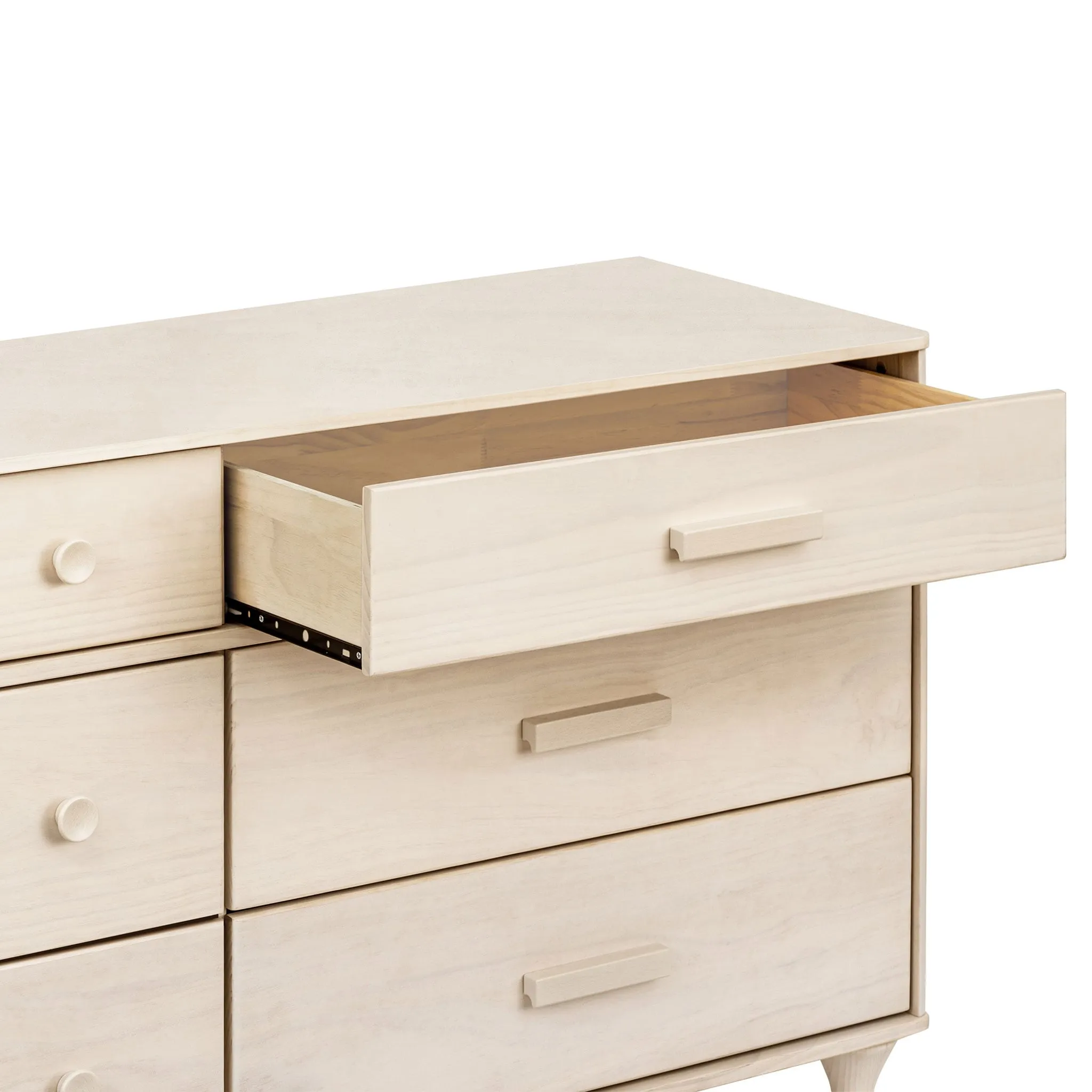 Babyletto Bureau Double 6 Tiroirs Lolly - Naturel Lavé