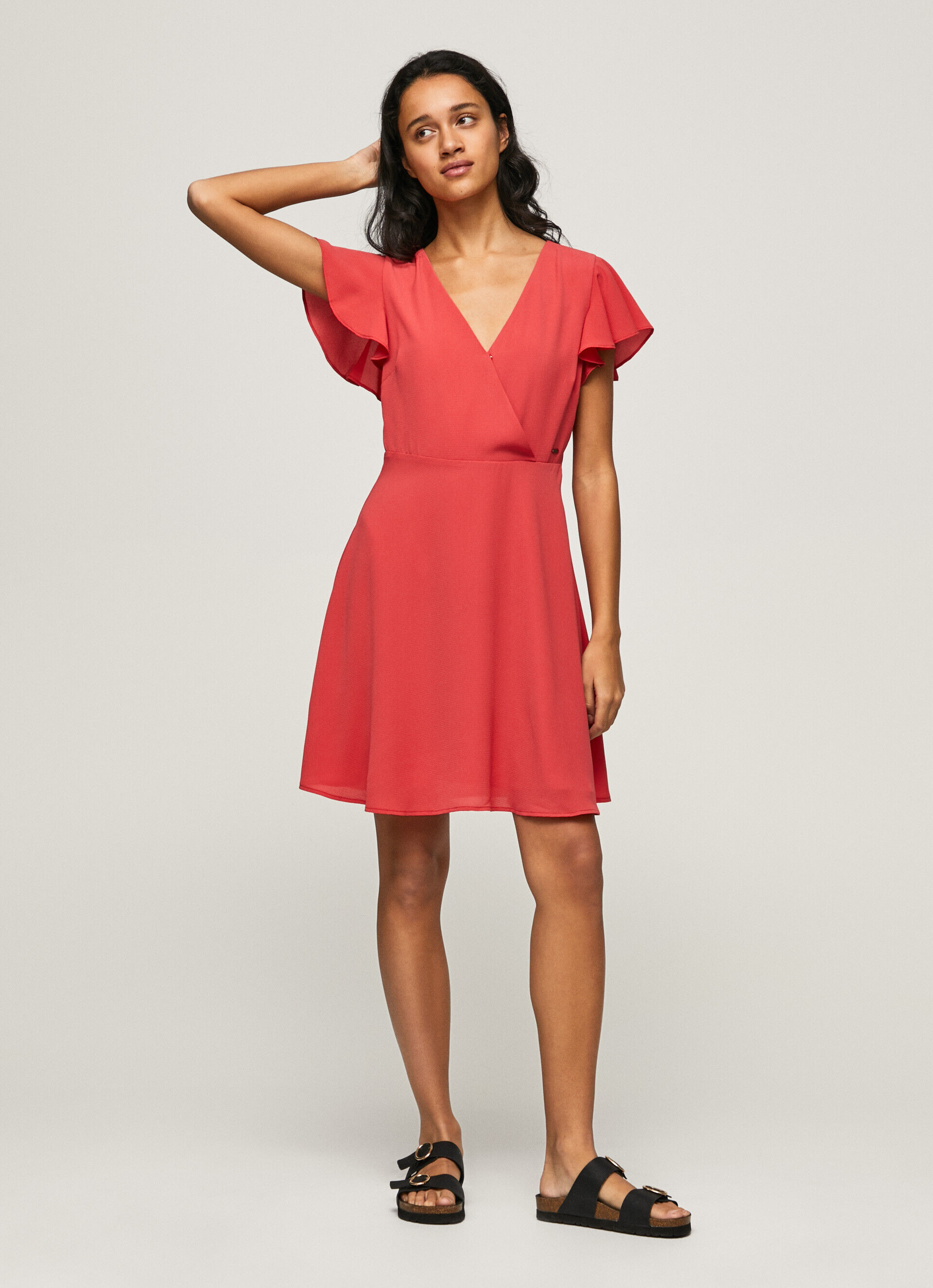 VESTIDO PATRIZIA CROSSOVER - vermelho estúdio