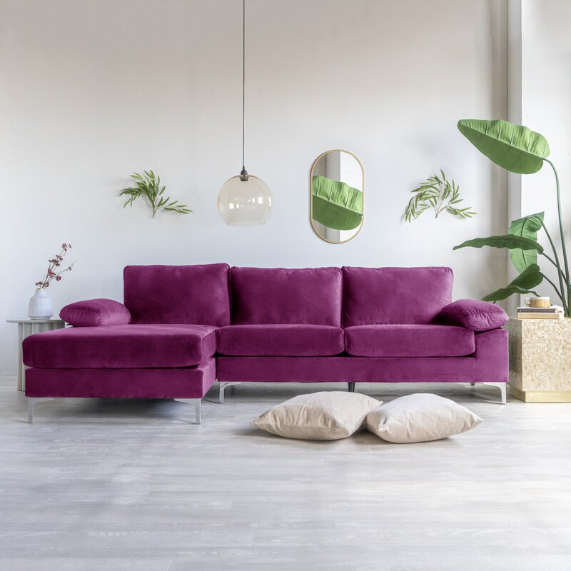 Orlowski 101&prime;&prime; Wide Left Hand Facing Sofa & Chaise