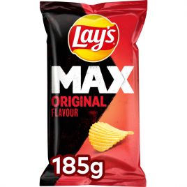 Lays Max naturel ribbel chips klein
