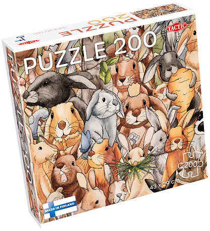 TACTIC Puzzlespiel - 200 Teile - 43x29 cm - Kaninchen
