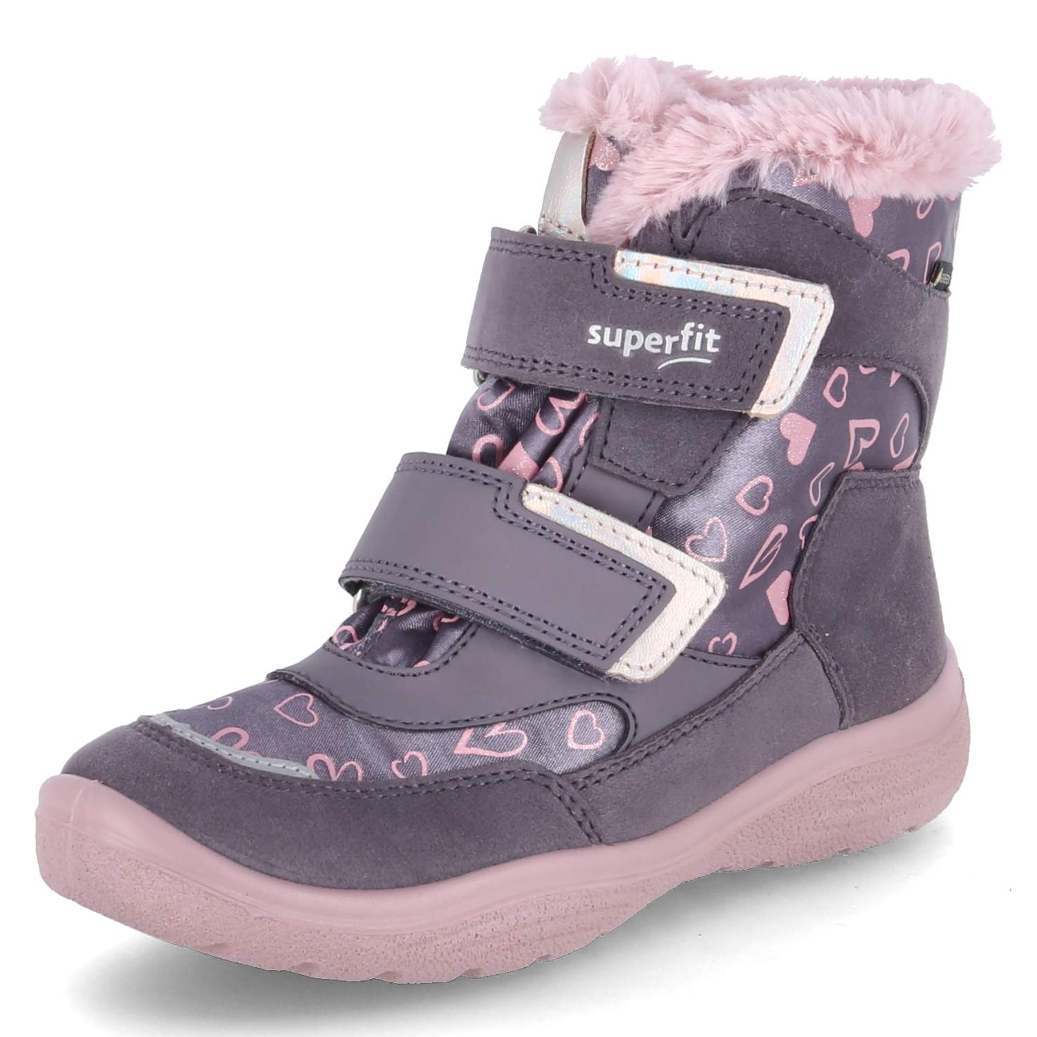 Superfit Winterstiefeletten CRYSTAL - lila/rosa