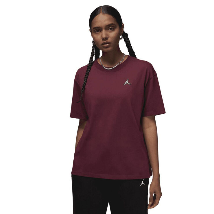 Nike jordan essentials t-shirt Cherrywood red/white