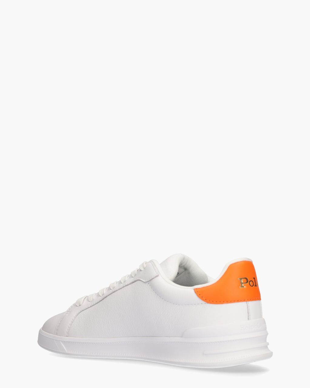 Polo Ralph Lauren Heritage Court II Wit/Oranje Herensneakers