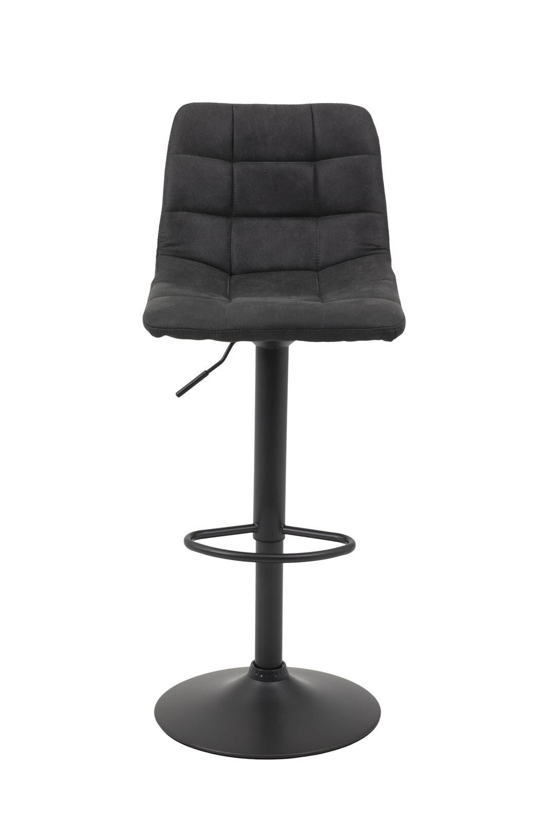 Barhocker Yvonne Stoffbezug Vintage Grau 43x91x44 cm