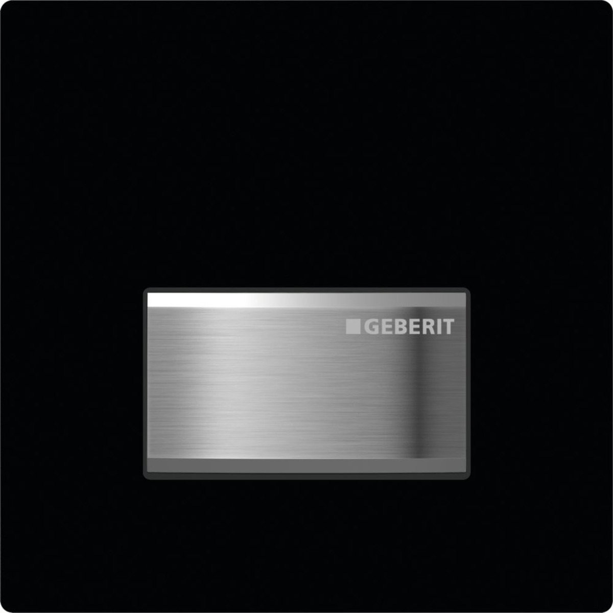 Geberit type 50 Square urinoir bedieningsplaat pneumatisch gitzwart RAL9005