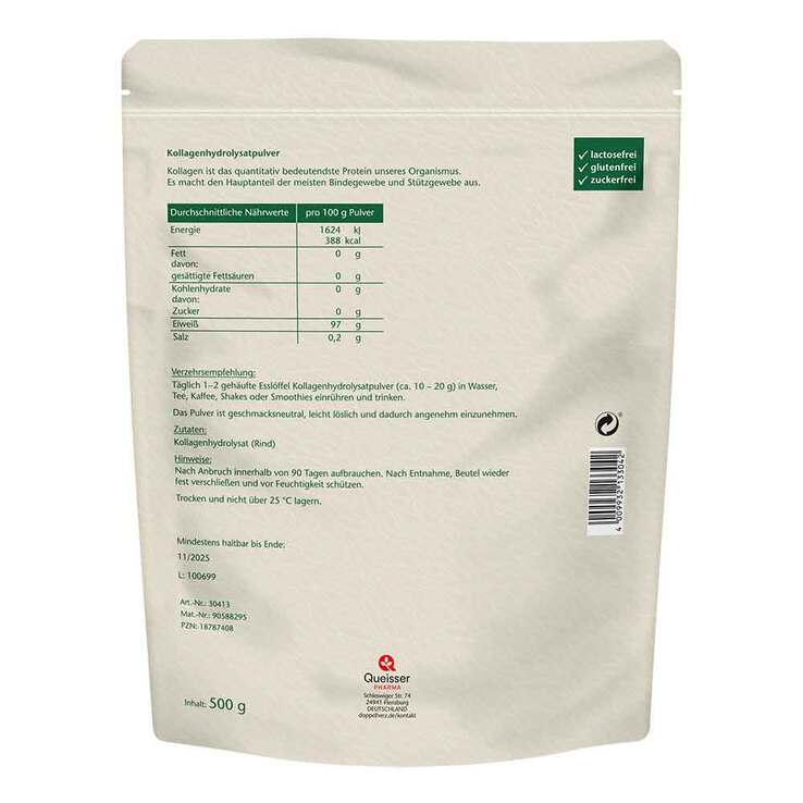 Doppelherz Kollagenpulver pure, 500 g