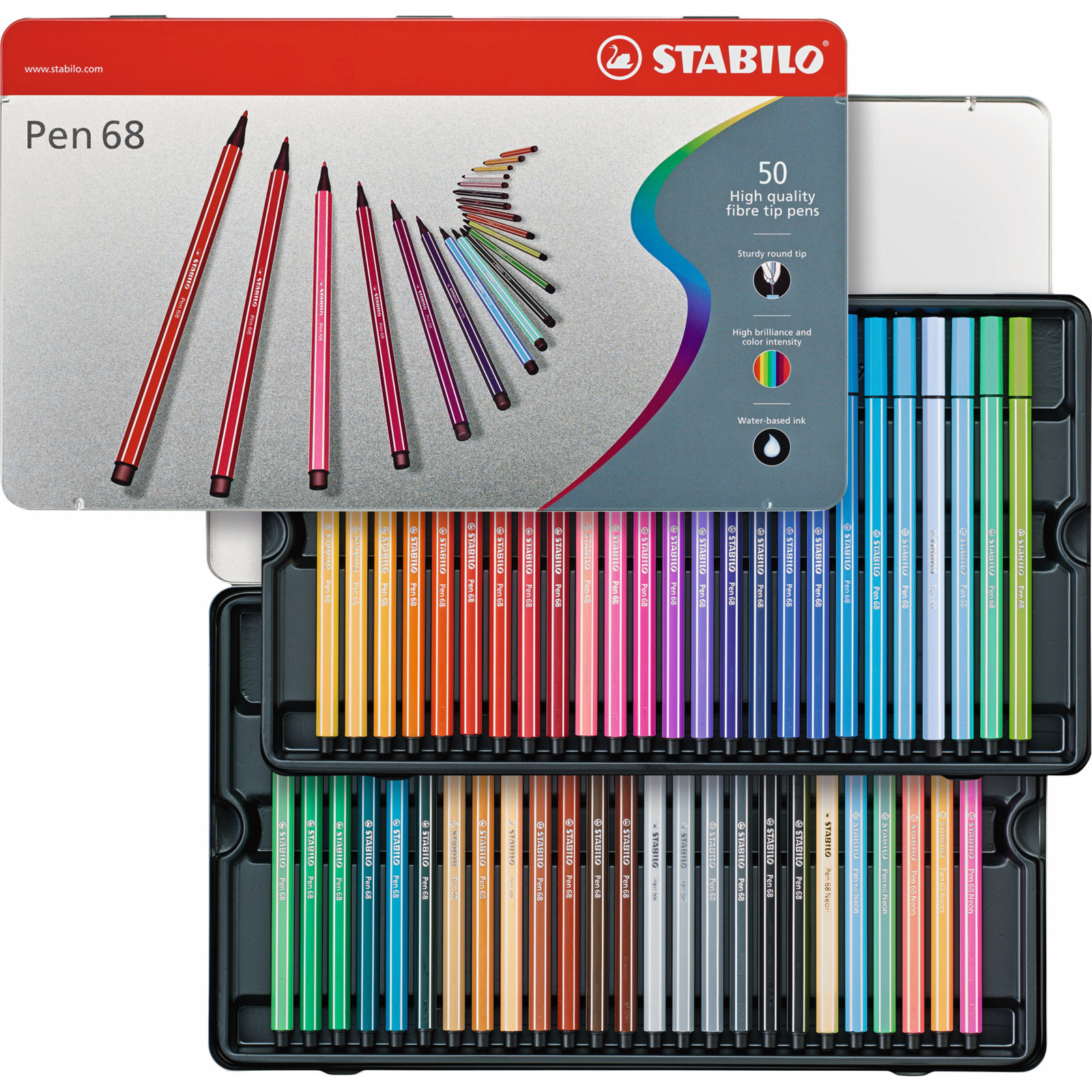 Stabilo Fasermaler pen68, 50St.