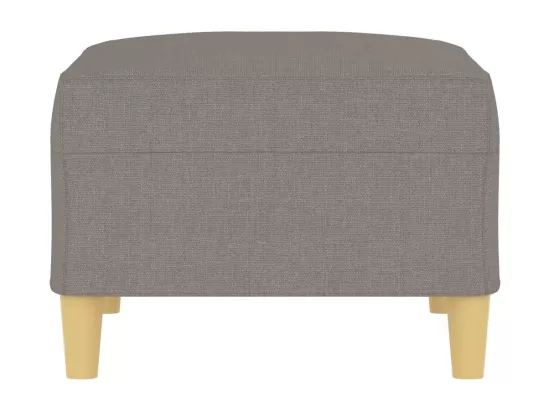 Repose-pied Taupe 70x55x41 cm Tissu