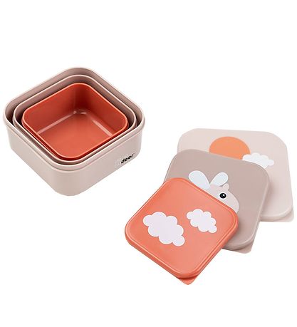 Done by Deer Snackbox - Happy Clouds - 3er-Pack - Puder
