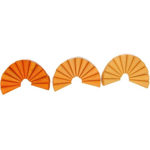 Grapat kegels oranje (36st)