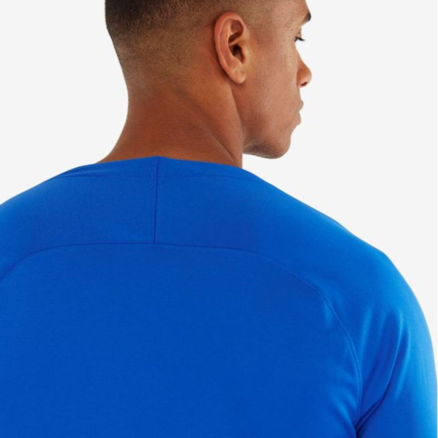 Nike Dri-Fit Park Ondershirt Lange Mouwen Blauw Wit