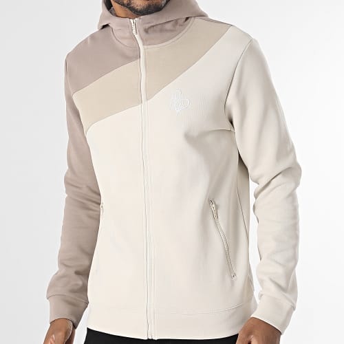 Sweat Zippé Capuche 2333117 Beige