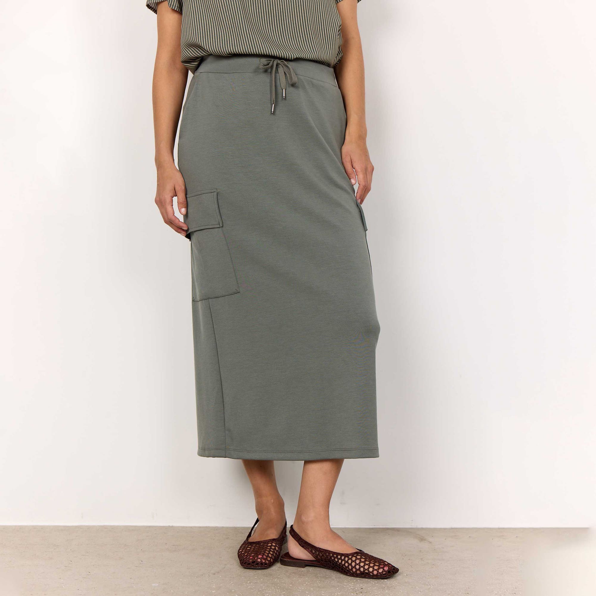 Jupe Femme kaki