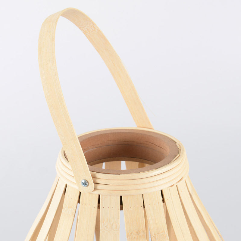 Lanterne 'Fidji' en bambou beige