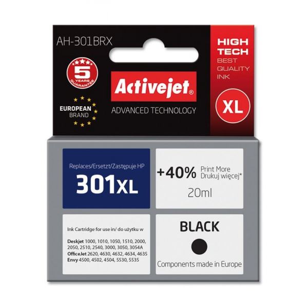 Tinteiro HP 301XL CH563E Black Compatível