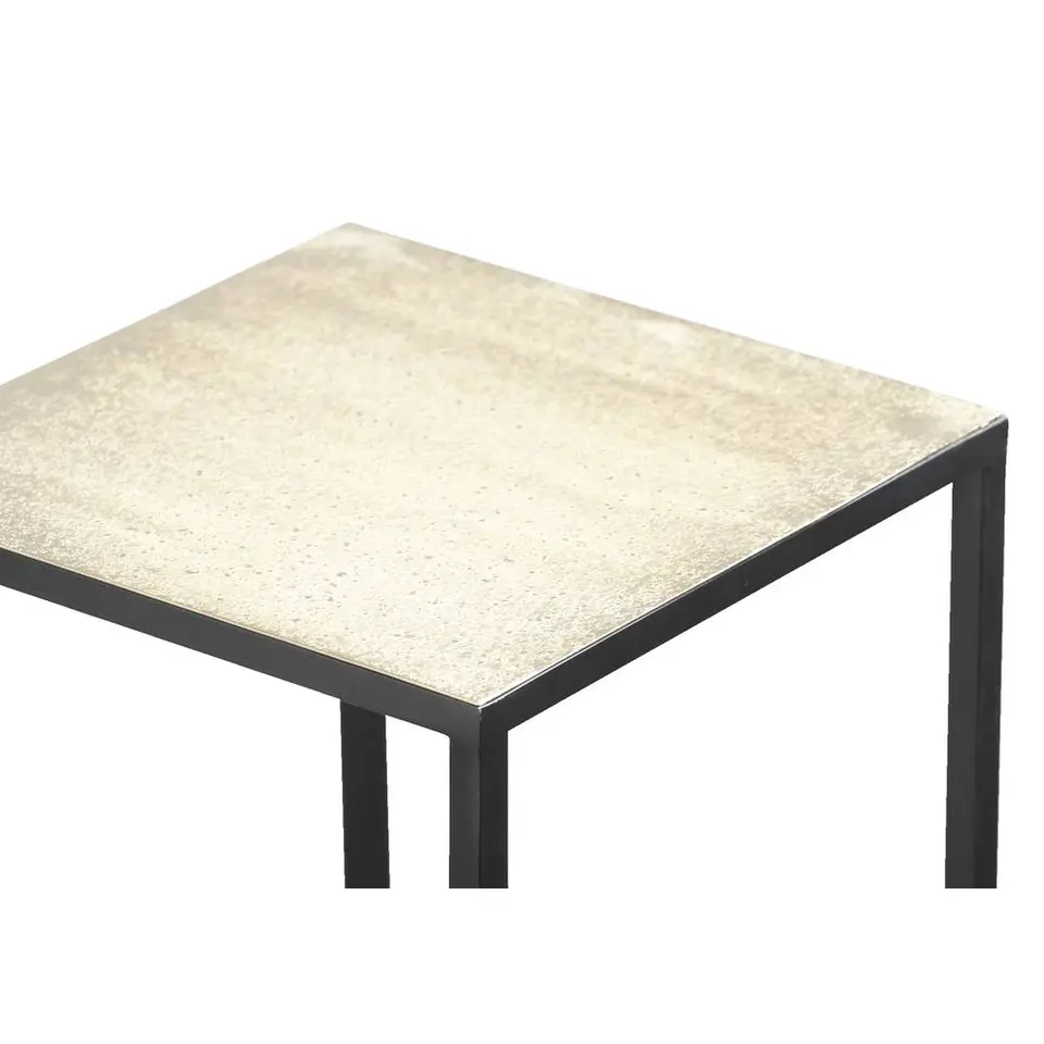 Plantentafel Hugo - zwart/goudkleur - 70x25x25 cm