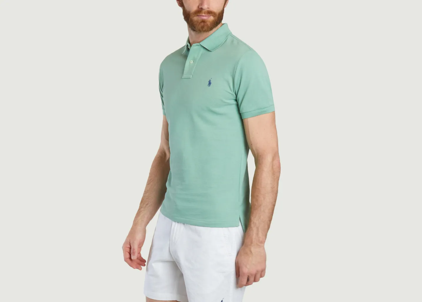 Polo en coton piqué coupe cintrée Polo Ralph Lauren